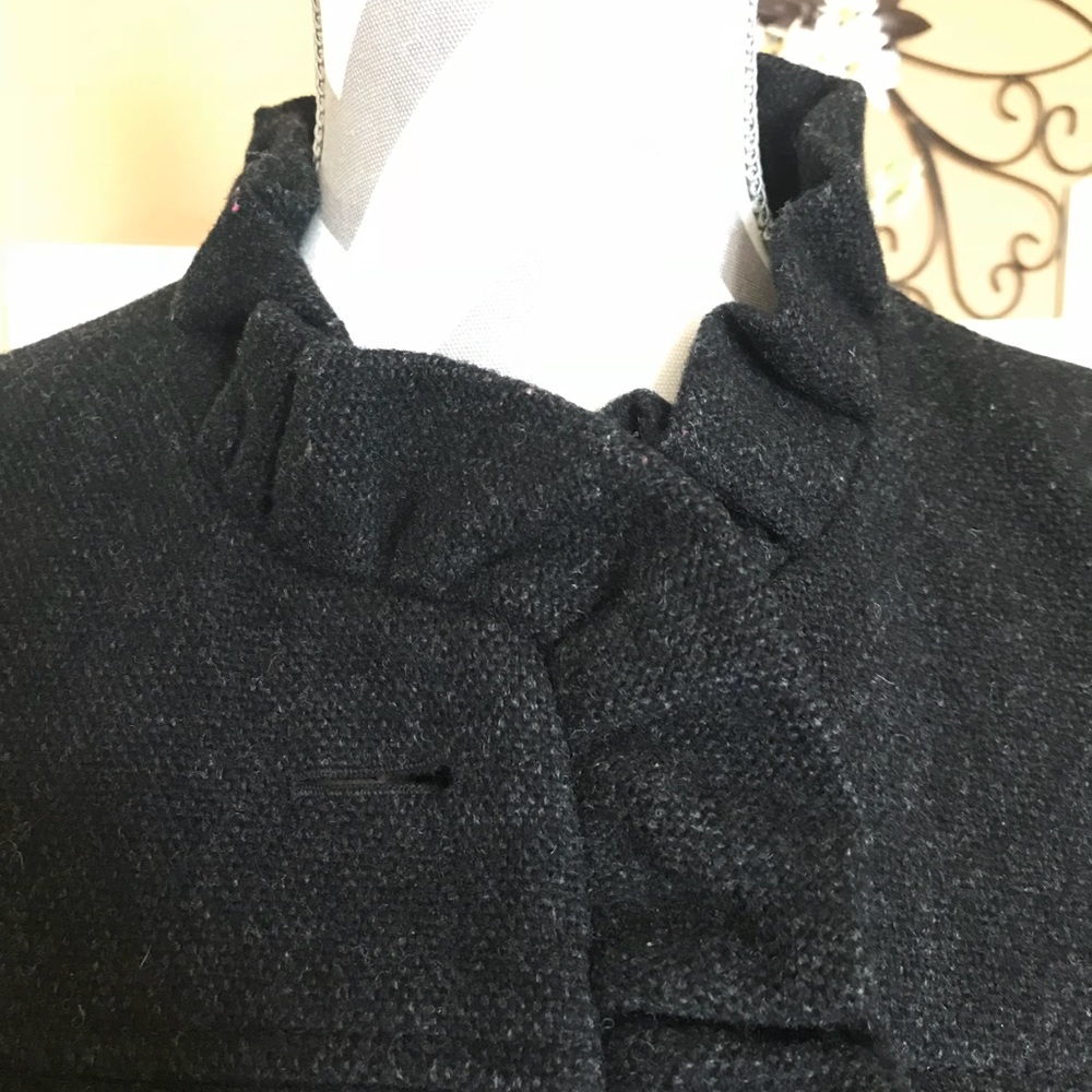 J.Crew Ruffle coat - Picture 4 of 7
